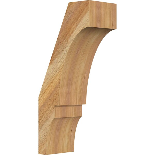 Ekena Millwork 6"W x 10"D x 22"H Balboa Rough Sawn Knee Brace, Western Red Cedar BRC06X10X22BOA00RWR - main